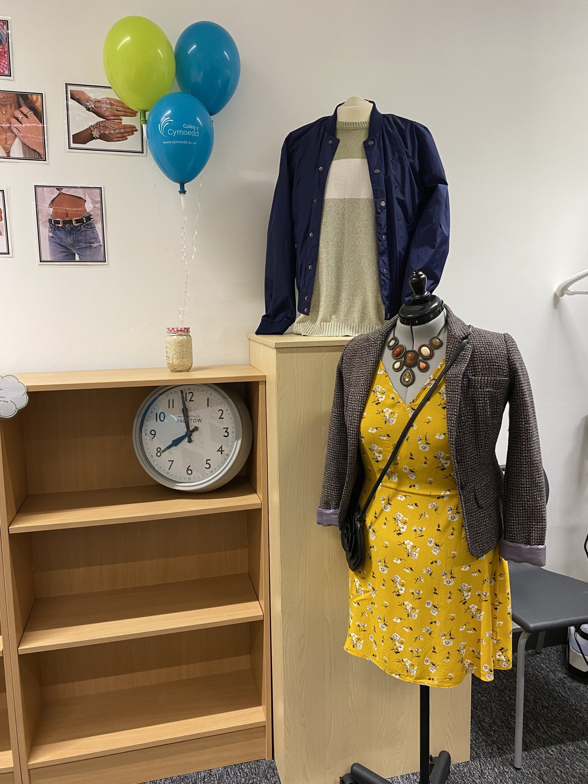 Walk-In Wardrobe: Coleg y Cymoedd’s innovative solution to support learners in need of smart outfits